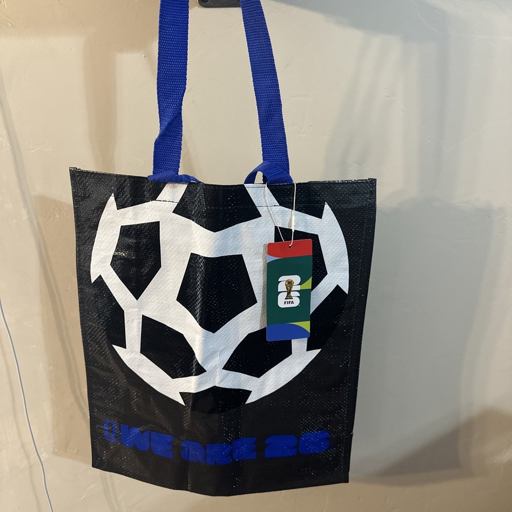 FIFA World Cup 2026 Reusable Tote - Soccer Grocery Shopping Bag Brand New!!